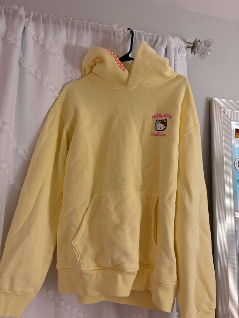 Madhappy Yellow Hello Kitty Logo Hoodie